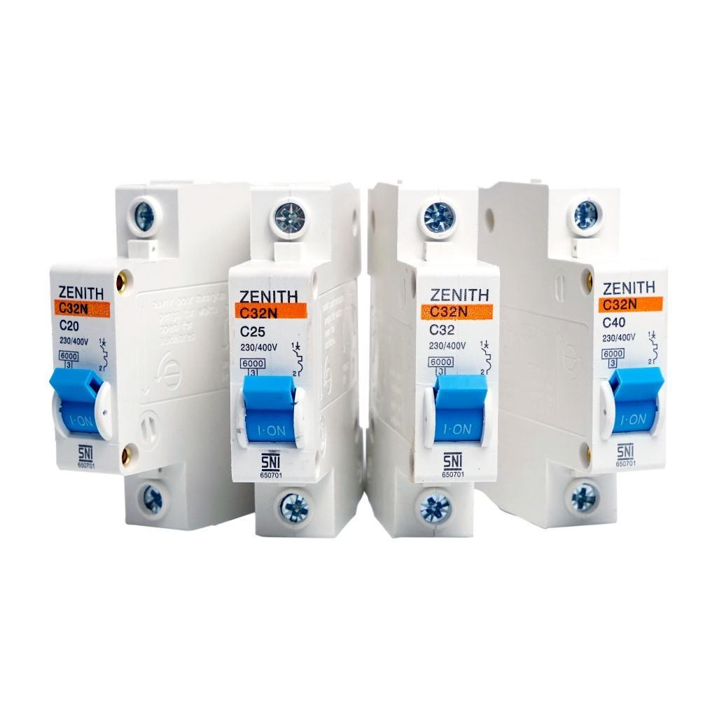 Mcb Listrik Zenith 1P 20A / Mini Circuit Breaker 1P 1Pole