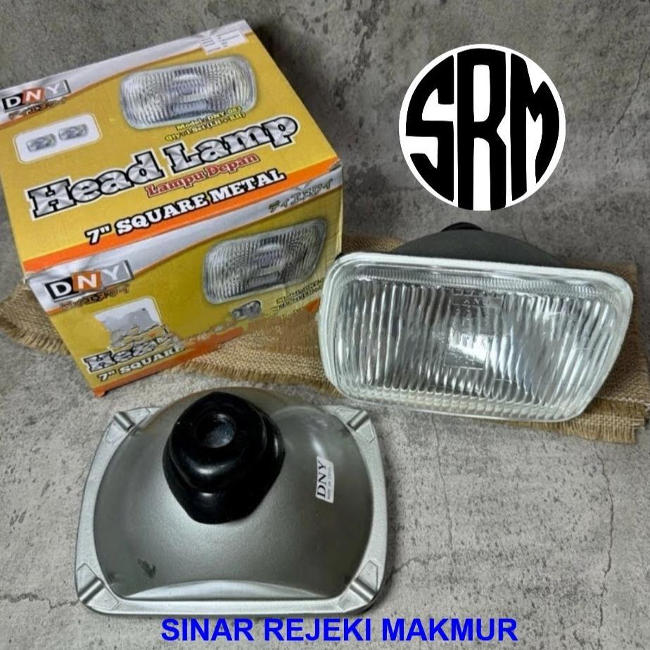 HEAD LAMP SEALED BEAM 7" L300 KIJANG SUPER KAPSUL PANTHER 2300 CARRY EXTRA BAHAN KACA DNY-083