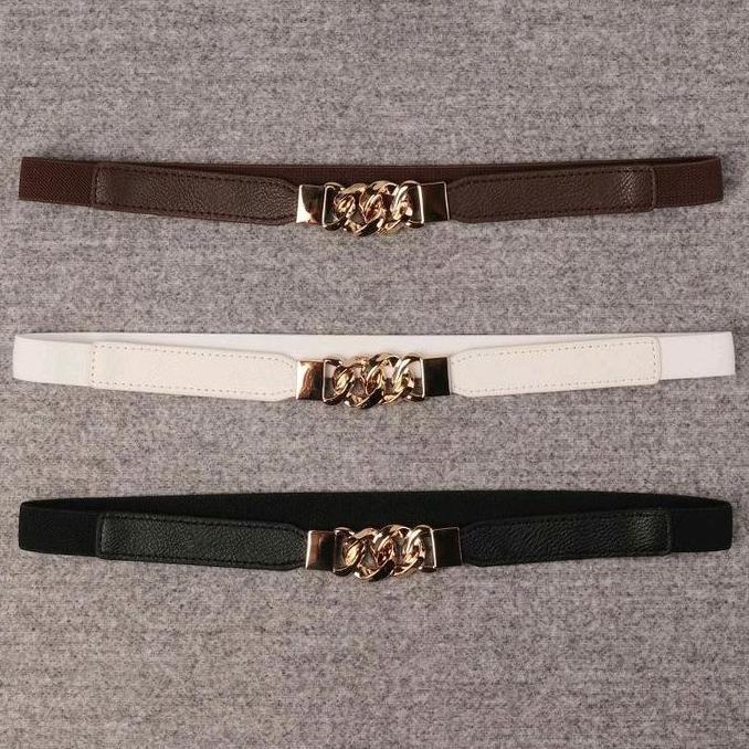 Akjo- Ikat Pinggang Nita Karet Obi Model Elastis Belt Dres L045 Besi