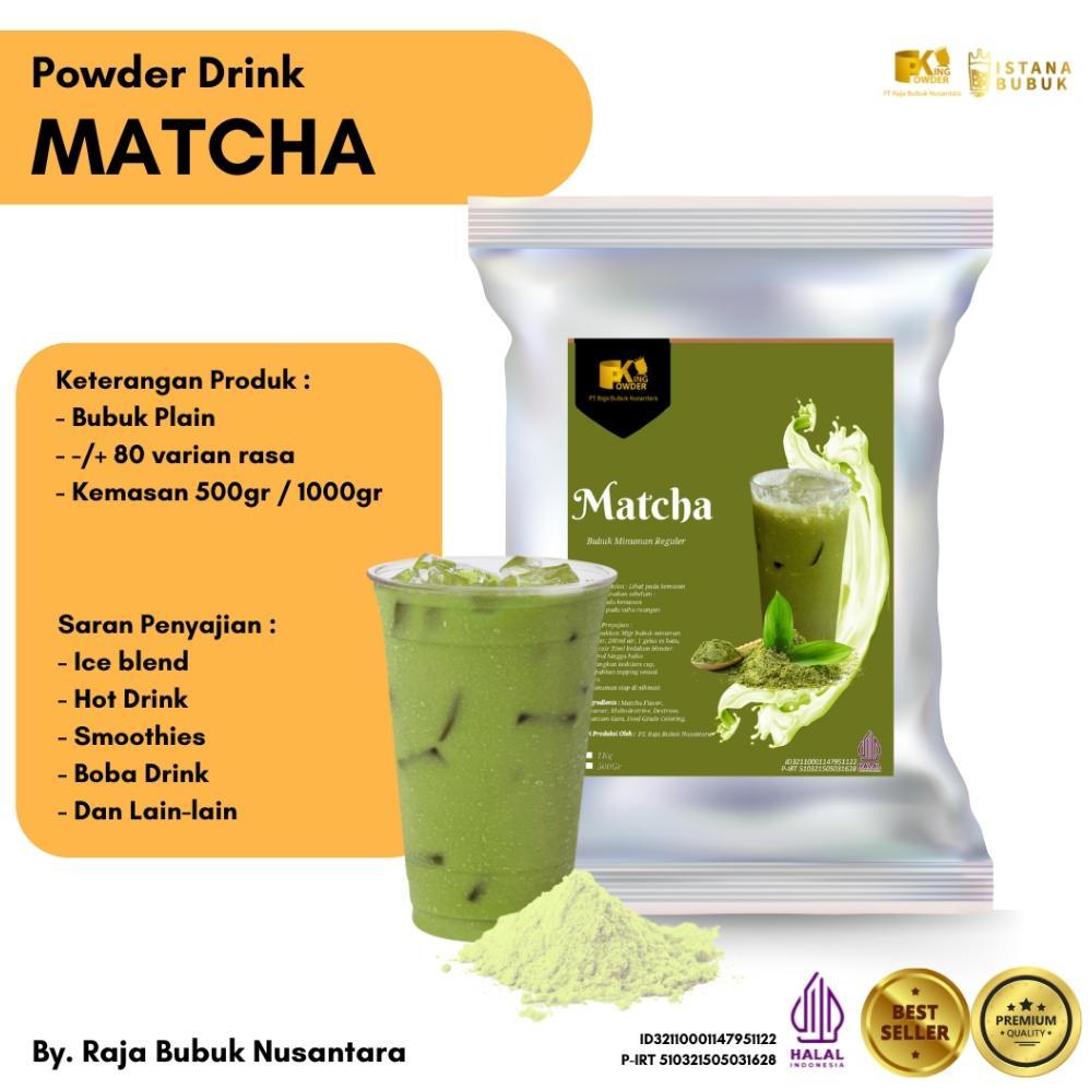 Bubuk Minuman Matcha Bubuk Minuman rasa Matcha Serbuk Minuman rasa Matcha Powder Drink Matcha