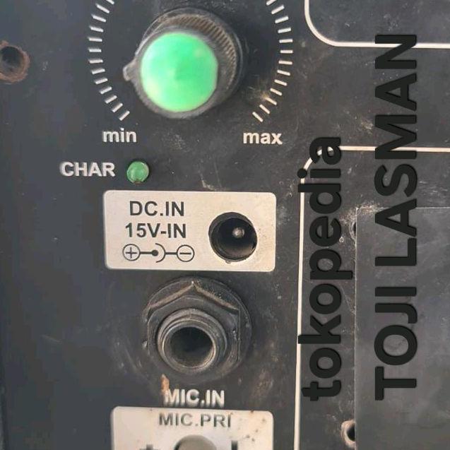 ( 2A15V CHARGER  ) CASAN ADAPTOR ADAPTER COLOKAN  UNTUK SPEAKER PORTABLE TROLLEY JDL Q5 DAN Q15 Q 15