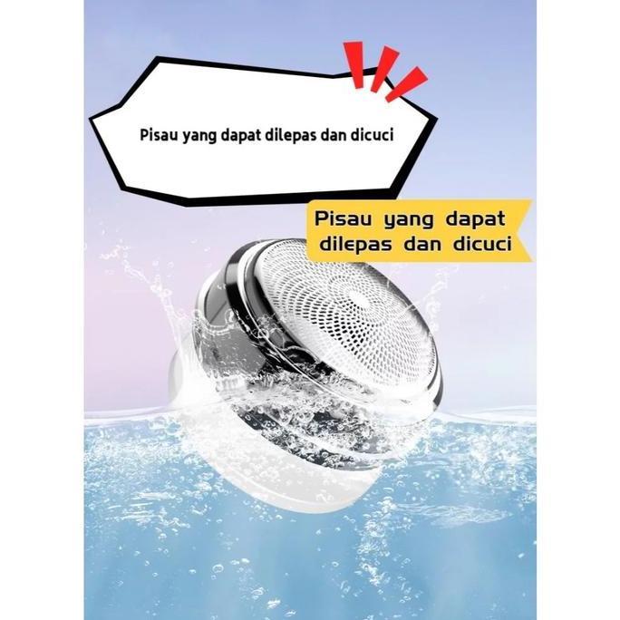 Barang spot Mode Alat Cukur Elektrik Mini Gaya Baru untuk Pria Alat /Cukur Tahan Air Dapat Diisi Ula