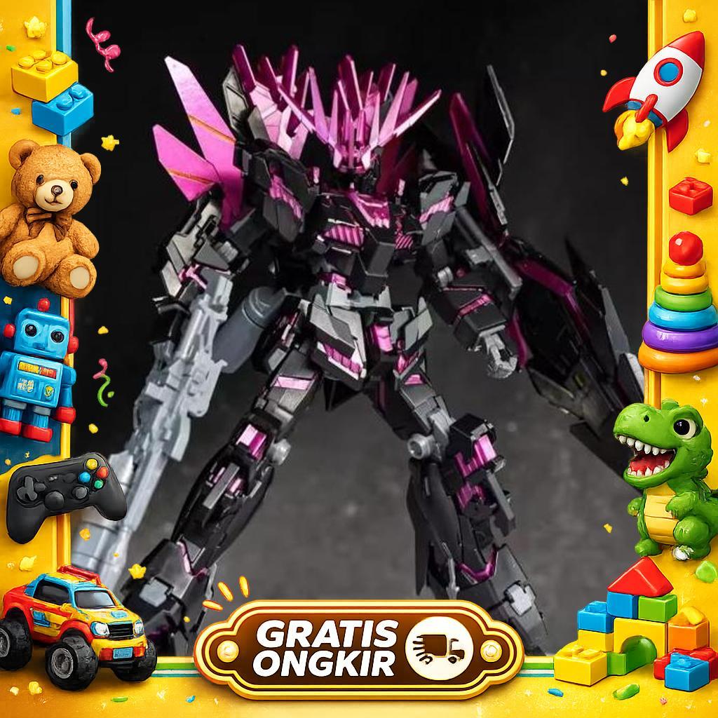 Hg 1/144 Rx-0[N] Unicorn 02 Banshee Norn [Destroy Mode] Purple Xd175 Xingdong Plamo