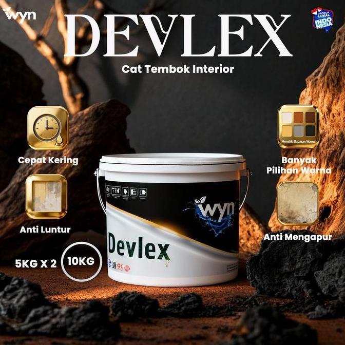 BR [ BERKUALITAS ] Cat Tembok WYN 10KG [5KG x 2] | Interior