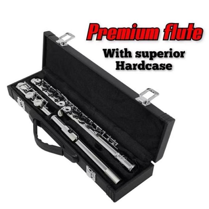 CONCERT FLUTE CUPRONIKEL FLUTE INTERMEDIATE 16 CLOSED KEYS