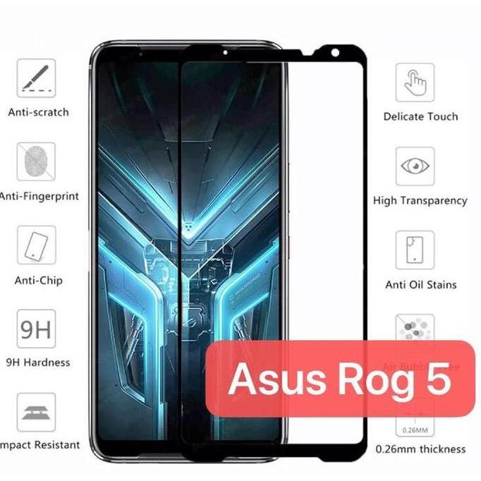 Tempered glass ASUS Rog 5 Full Screen Protector Handphone