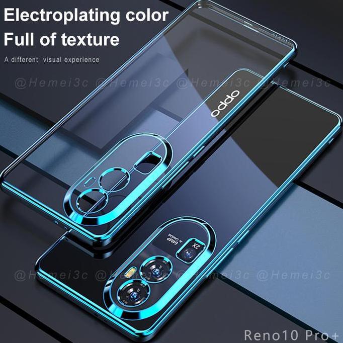 CASE 0PP0 RENO 10 PRO PLUS SOFT CASE PLATING BENING PREMIUM COVER HP