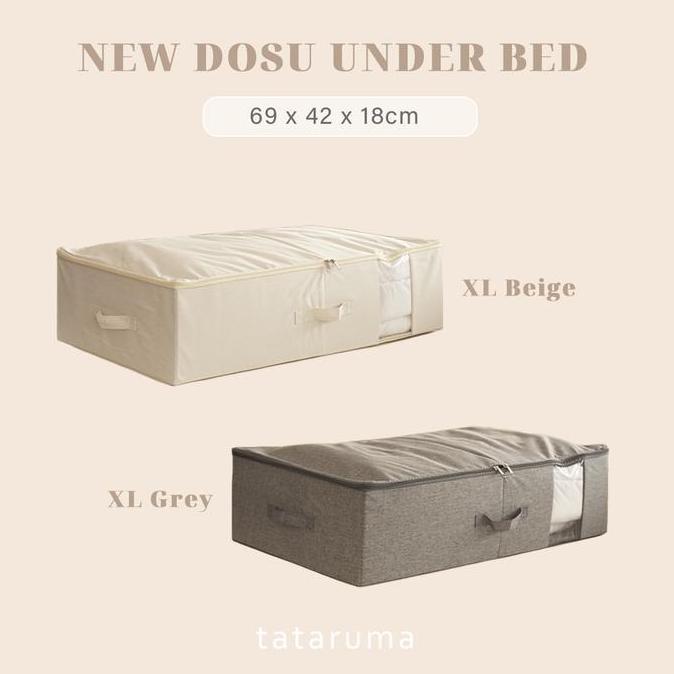 [JY] NEW DOSU UNDER BED - Storage Box Organizer Jumbo Tutup Bersleting