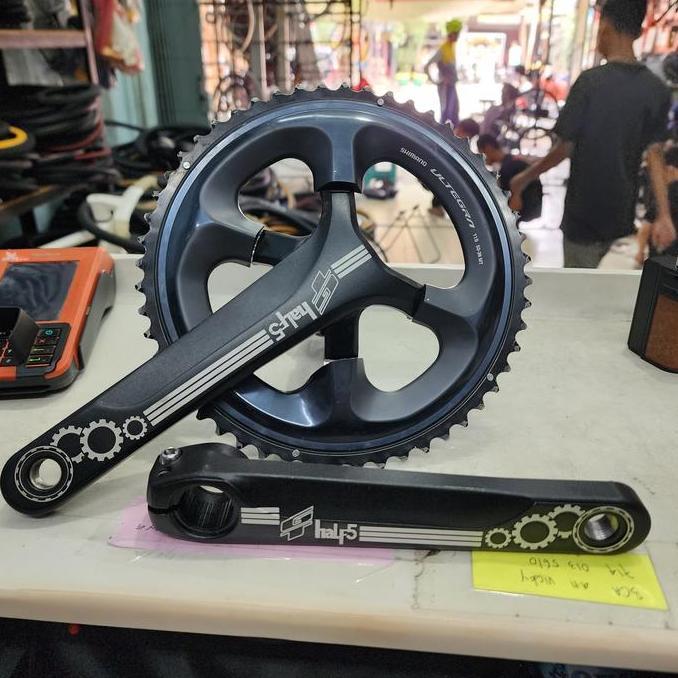 Crank Arm Bcd 110 4 Lubang Arm 170Mm For Chainring Shimano Ultegra 105 Tiagra Sora 2 Speed Gt Half 5