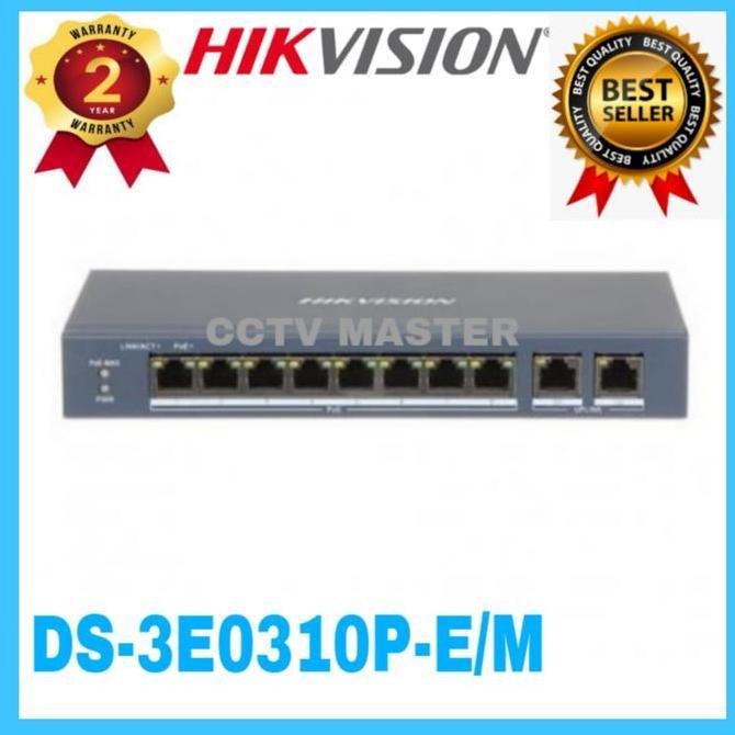 POE SWITCH HIKVISION DS-3E0310P-E/M