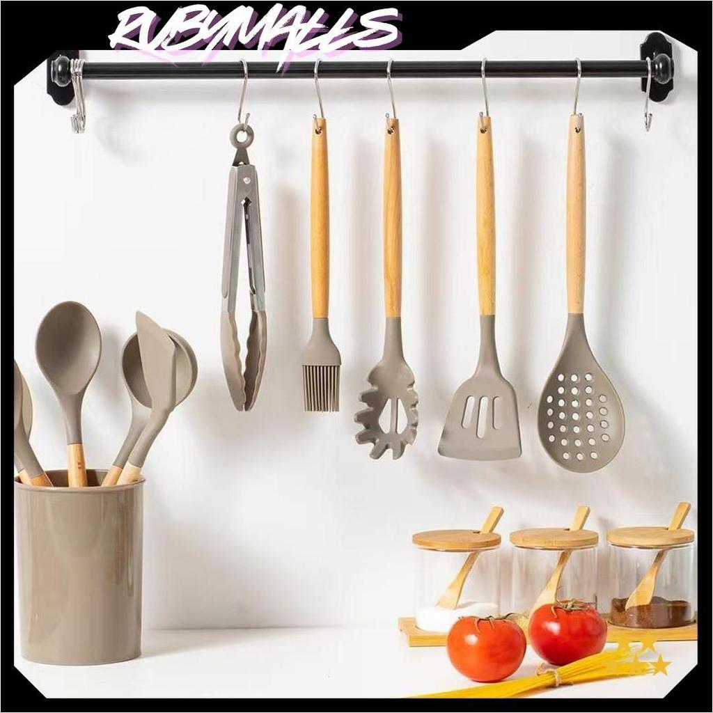 SC - Spatula Silikon H1019 Alat Masak Sodet Lubang Penyaring Minyak Tahan Panas Perlengkapan Dapur T