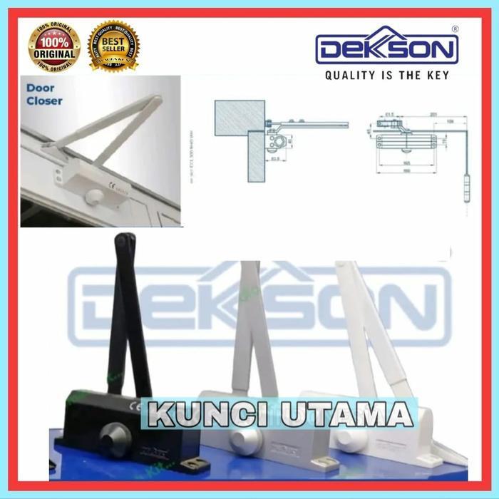 GRATIS ONGKIR - door closer dekson DELUXE HO penutup pintu hidrolik hold open dekson
