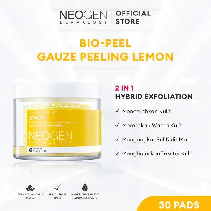 Neogen Dermalogy Bio Peel Exfoliating Pads Lemon (30Pads)