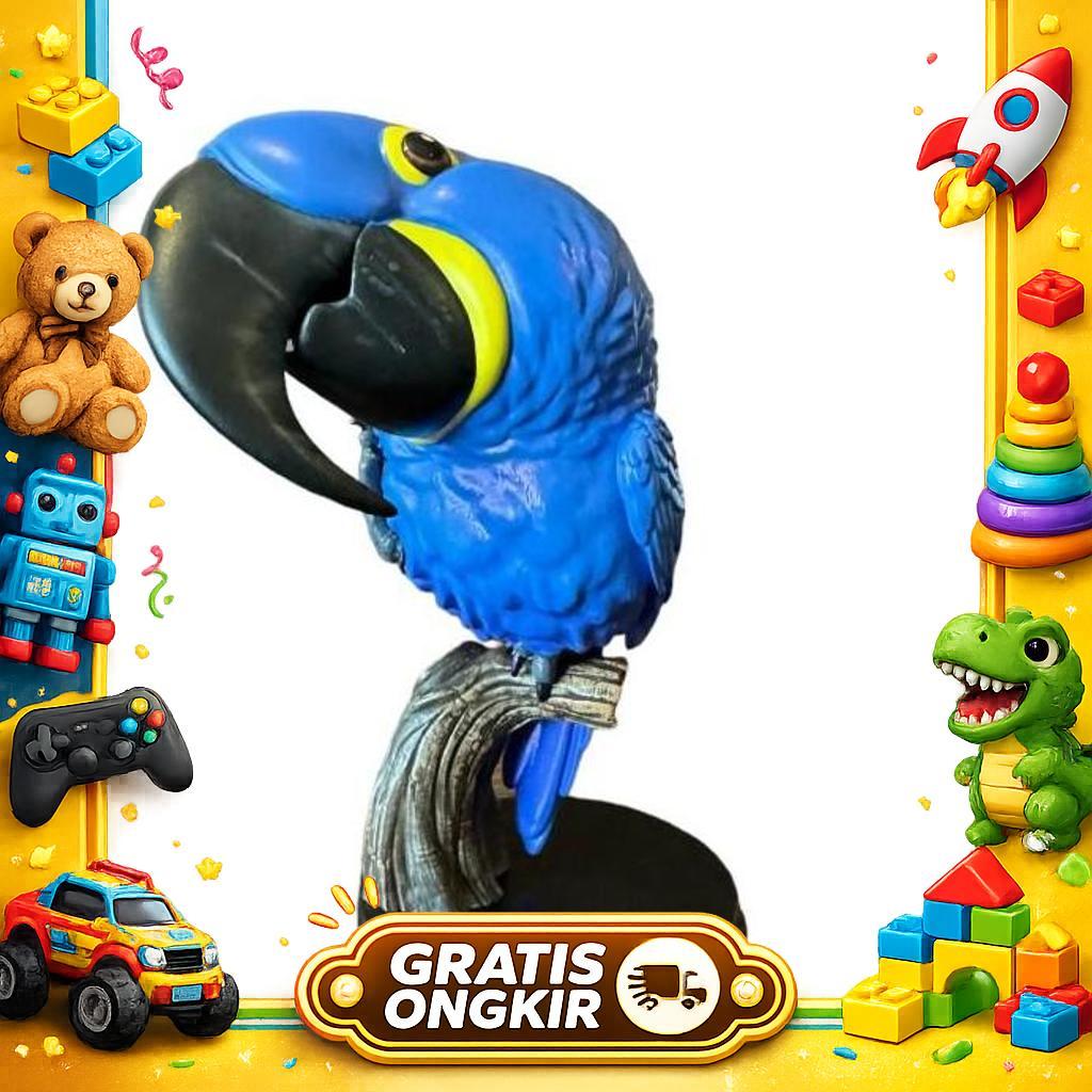 Hyacinth Macaw Animal Figure Miniatur - Anodorhynchus Hyacinthinus Animal Heavenly Body