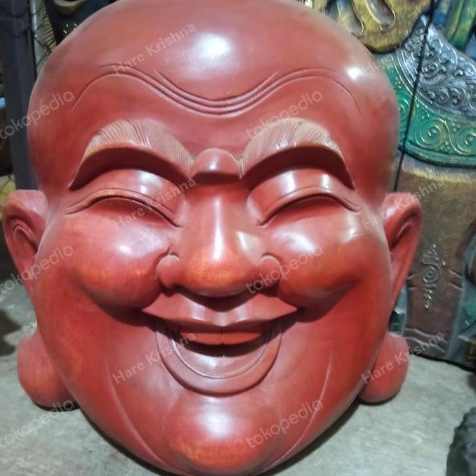 :::::::] pajangan dinding happy buddha B