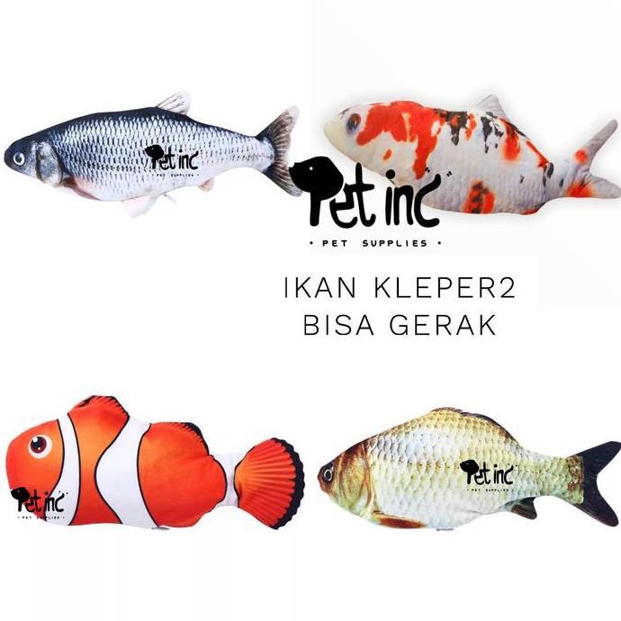 New- Ikan Kleper Kleper (Mainan Anjing Kucing)