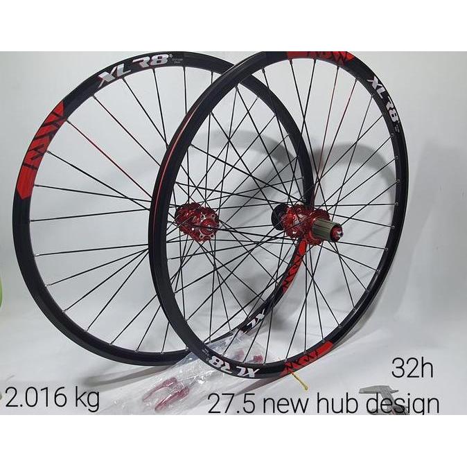 Promo Wheelset XLR8 MTB 27.5 DISC brake 32h New Hub design Diskon