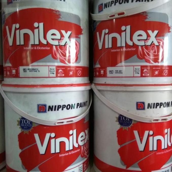 Kael- Cat Tembok Vinilex Rna Putih Biru Hijau Pink Ungu Cream (5Kg)