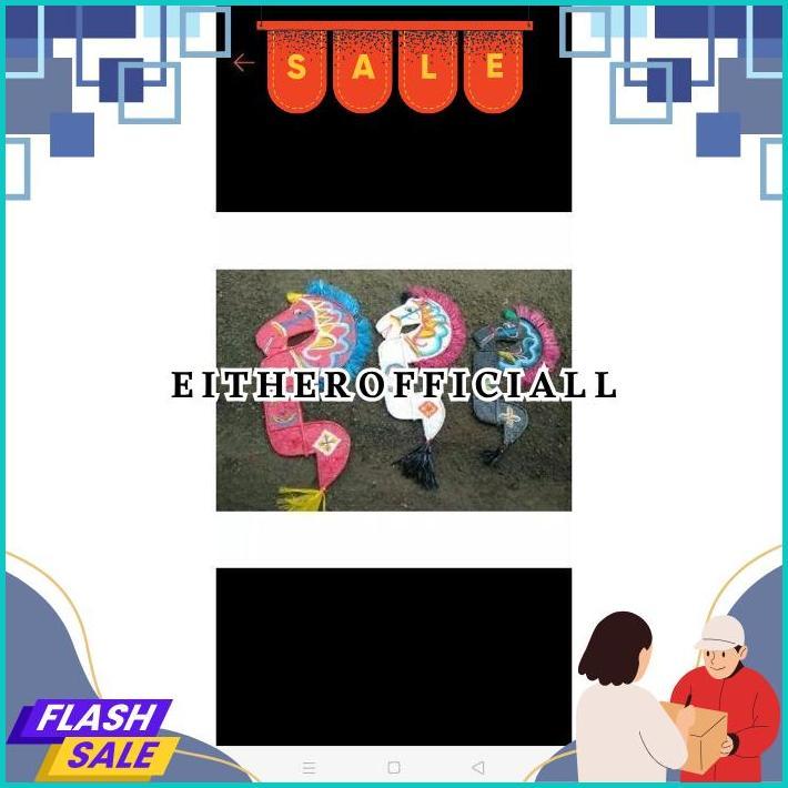 JARANAN BISA COD GROSIR MAINAN ANAK TRADISIONAL KUDA LUMPING KECIL / JARAN KEPANG ANAK KECIL / EMBLE