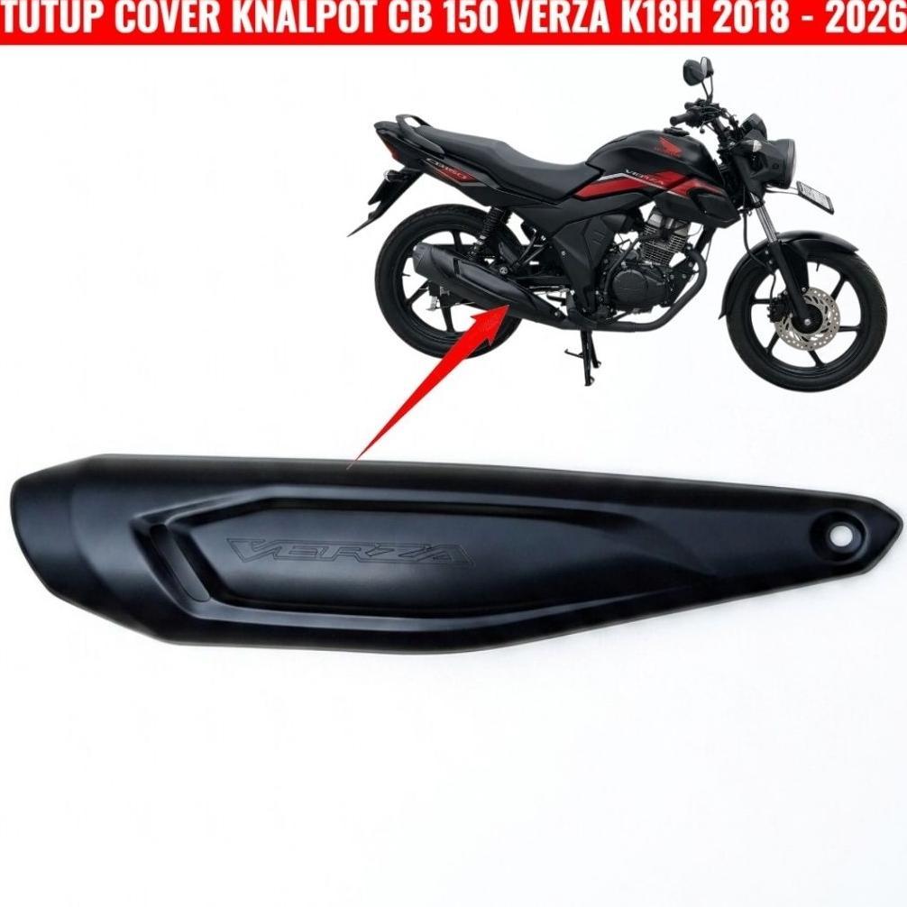 TUTUP COVER KNALPOT CB VERZA 150 2018 - 2025 BERKUALITAS 18311K18960