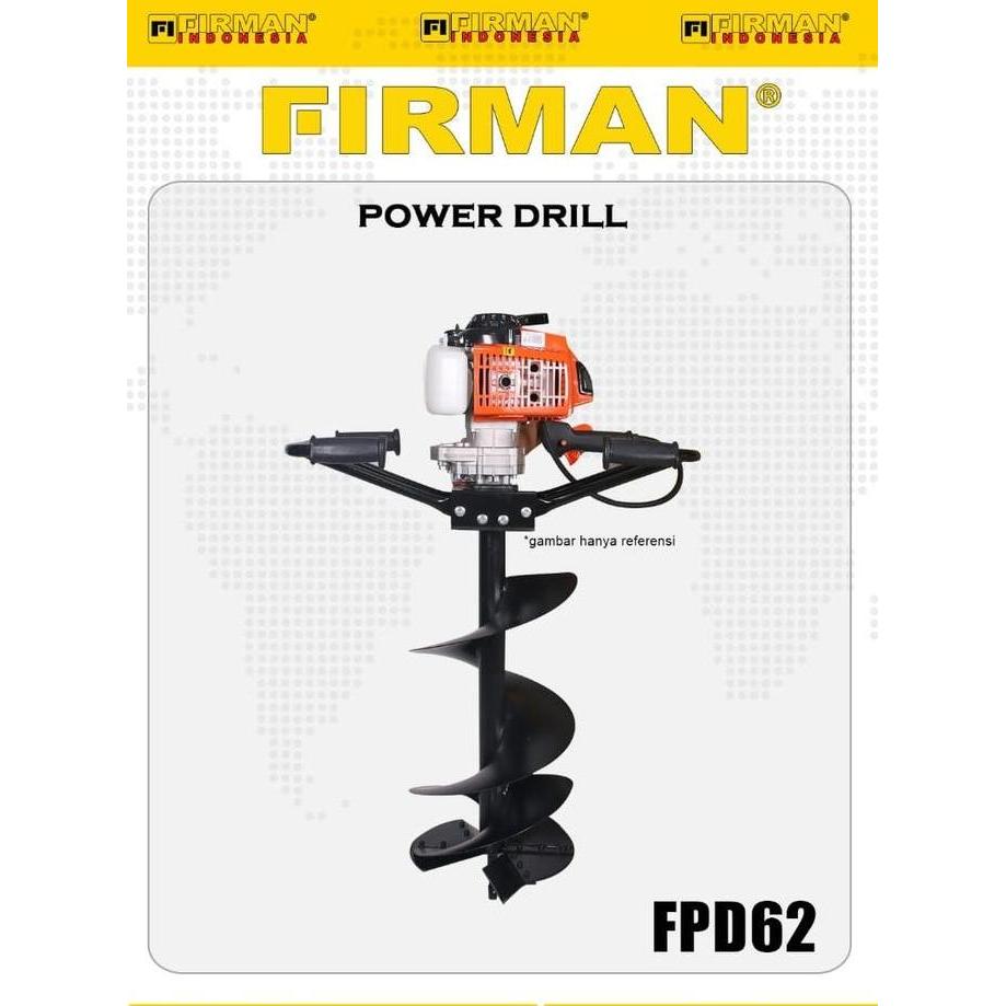 NIKIFOROV Mesin Bor Tanah FIRMAN FPD62 / Earth Auger Drill FPD 62 FPD-62 FIRMAN