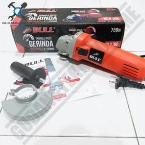 OVIROWA Bull BL 8100 / Mesin Gerinda Tangan 4" Bull BL8100 VS Variable Speed - Angle Grinder Bull 81