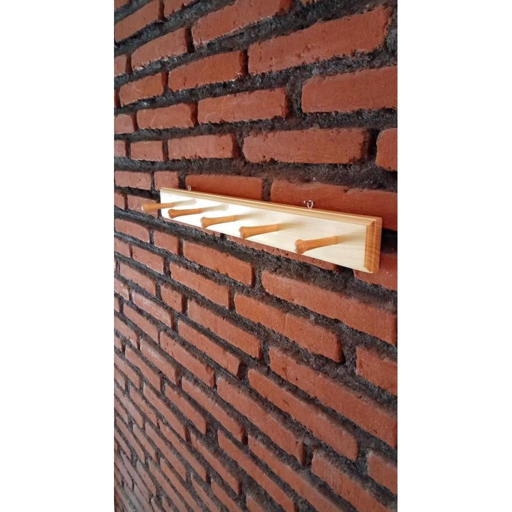 Deepcln- Gantungan Baju Kayu / Kapstok Kayu / Cantolan Kayu / Hook Kayu