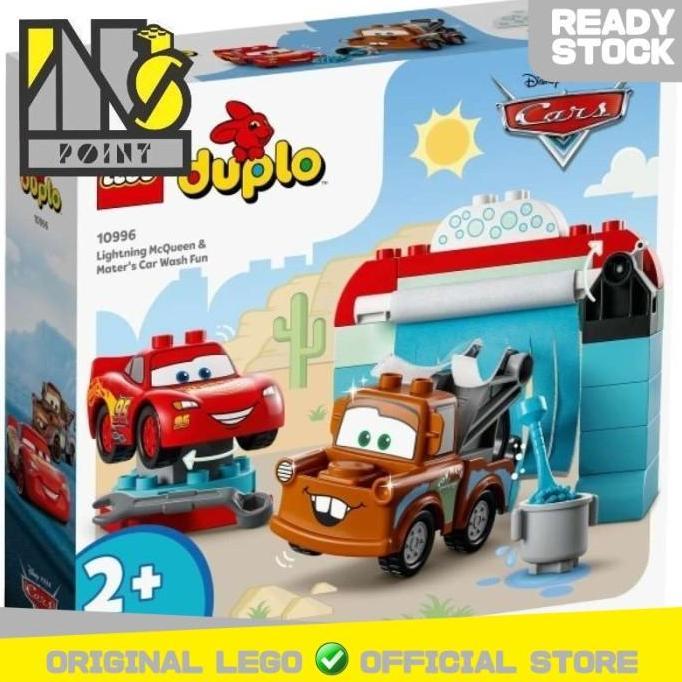 Promo LEGO 10996 - Duplo - Lightning McQueen & Mater's Car Wash Fun Diskon