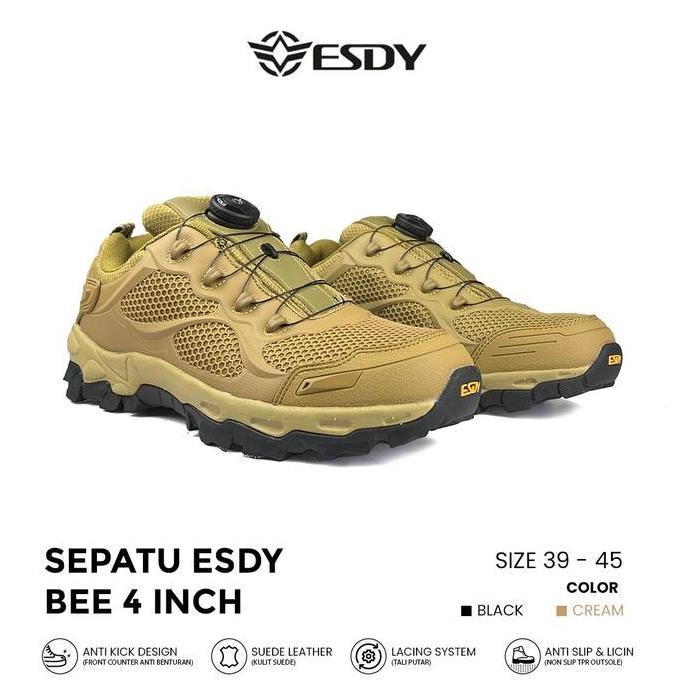 OK SEPATU TACTICAL ESDY BEE BOOTS OUTDOOR PRIA RINGAN ANTI SLIP HIKING TACTICAL //
