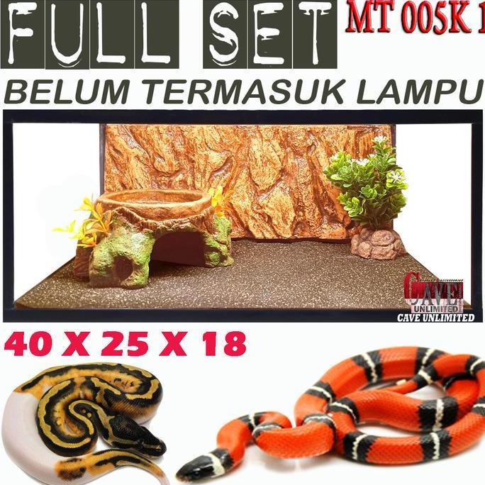 Deepanim- Mt005K Terrarium Kandang Ular Ball Python Corn Snake Gex Ular Reptile