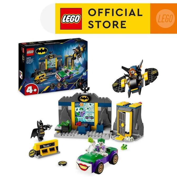 Promo LEGO Super Heroes 76272 The Batcave with Batman, Batgirl and The Joker (184 Pieces), Building 