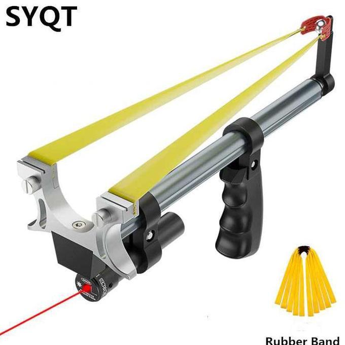 READY  Ketapel  High Precision Hunting Telescopic Slingshot with Laser
