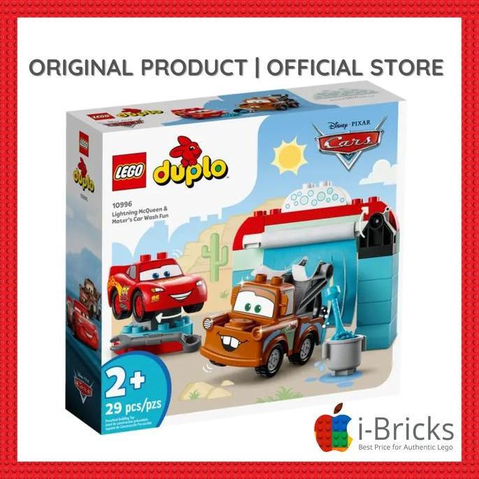 Promo LEGO Duplo 10996 Lightning McQueen & Mater's Car Wash Fun Diskon