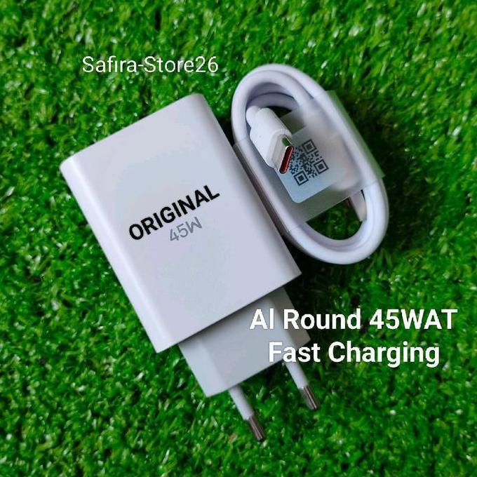 TERBARU - (COD) Charger Cesan 1NFIX 45wat Fast Charging Type C 100% Original All Roud Aktif Bayar Di