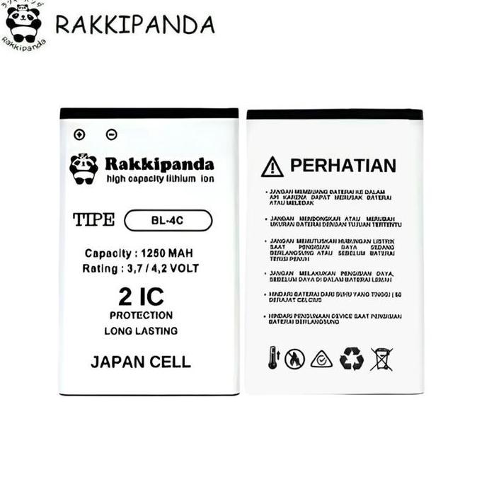 Case- Rakkipanda Bl-4C Compatible With Nokia 12 / 2650 / 5100 / 6100 / 6300 / 7200 / 7270 Batre Batr