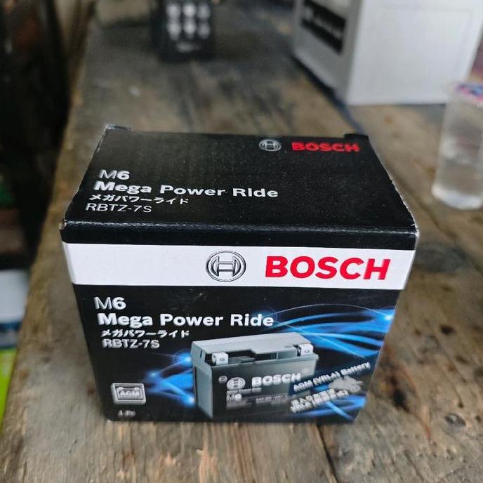 TERBARU - AKI BATERAI KERING BOSCH RBTZ7S/GTZ7S/GTZ6V 6AH VARIO 125 NMAX NEW SATRIA FU