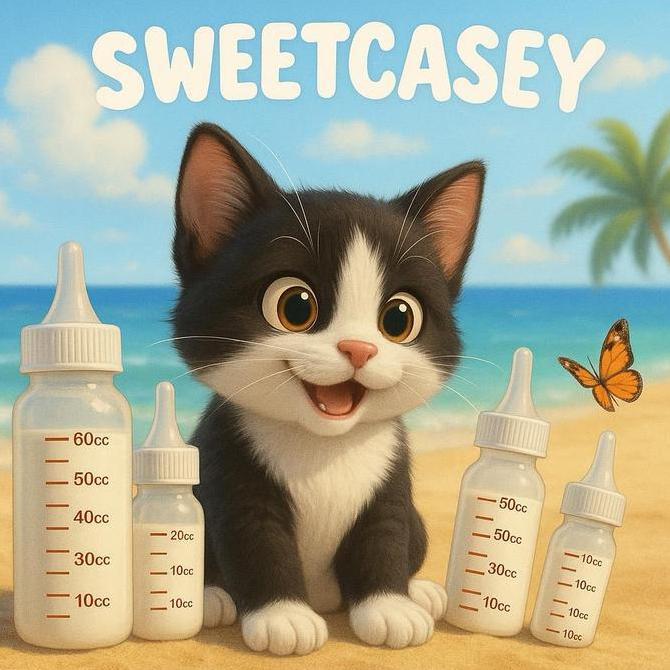 DOT BAYI KUCING/ DOT SUSU KITTEN/ DOT ANAK KUCING BARU LAHIR/ SPUIT NIPPLE SUSU/