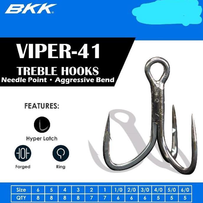 Hook Pancing BKK Viper | Kail Trebel Hook | Kail Pancing