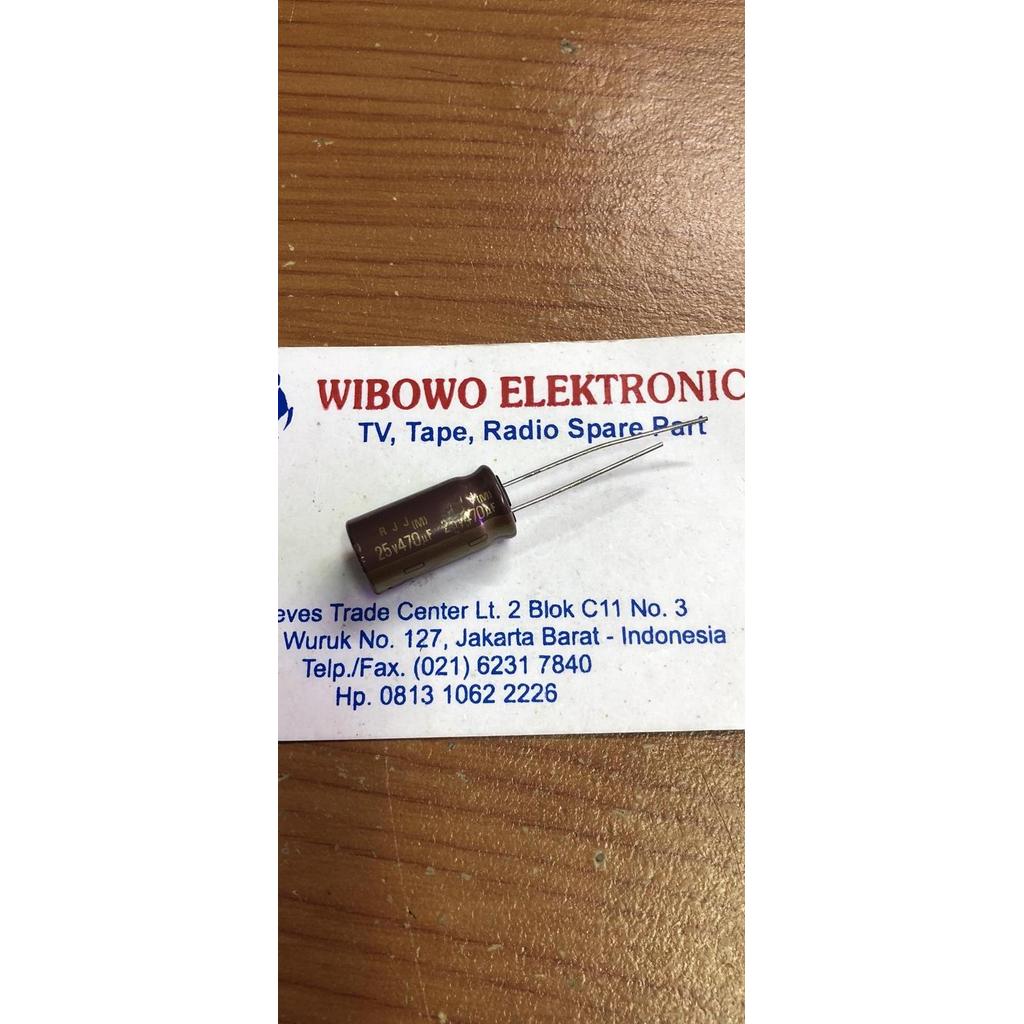 ELCO 470UF-25V ELNA RJJ WEK99