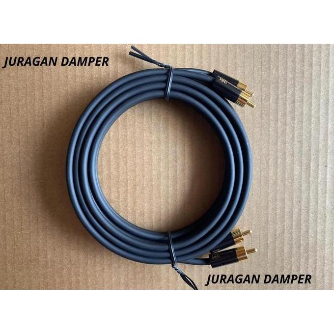 Kabel RCA RAMM 2.5 Meter Gold RCA Plug terlaris