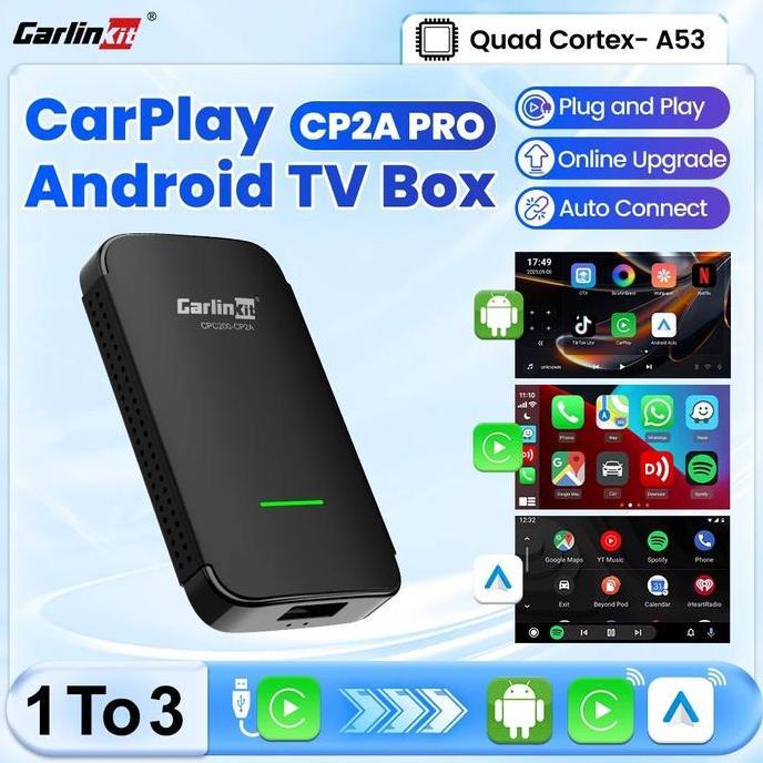 Carlinkit Android Tv Box For Wireless Apple Carplay Car Multimedia Android Auto Usb Dongle