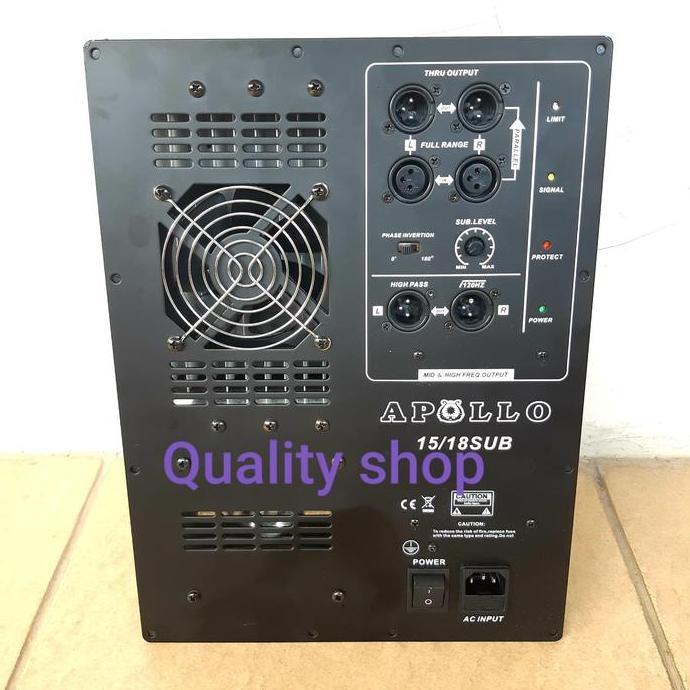 POWER SUBWOFER APOLLO 15-18 INCH 1200 WATT terlaris