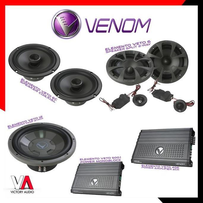 Paket Audio Mobil Full Set Sound System VENOM ELEMENTO VETO SERIES terlaris