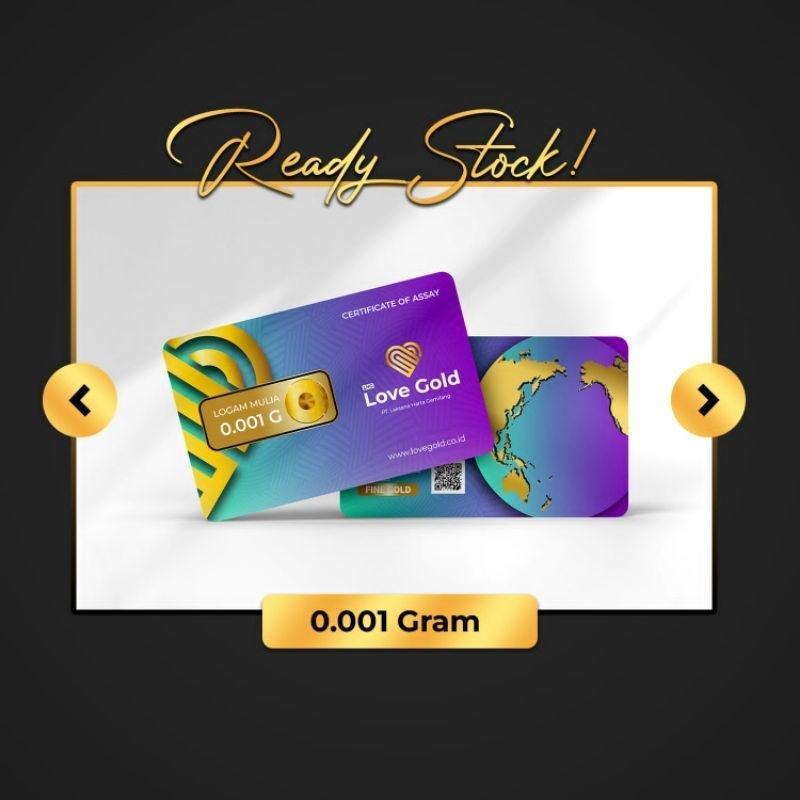 Lovegold Love Gold Emas Mini Mini Gold Babygold Logam Mulia Antam