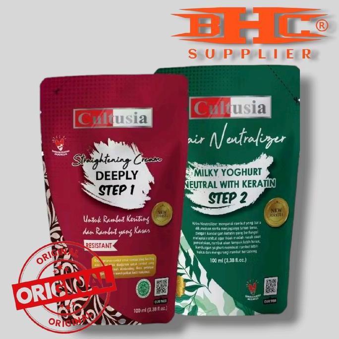 CULTUSIA  RAMBUT PRIA WANITA 125ML CULTUSIA SENSITIVE RESISTAN HAIR / REBONDING SMOOTHING KRITING ME
