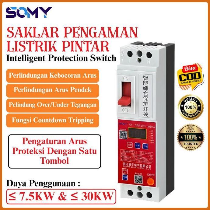 TSOLUMY Saklar Listrik Saklar MCB Listrik Saklar Proteksi Pompa Air 1 Sampai 3 Phase Keamanan Pemutu