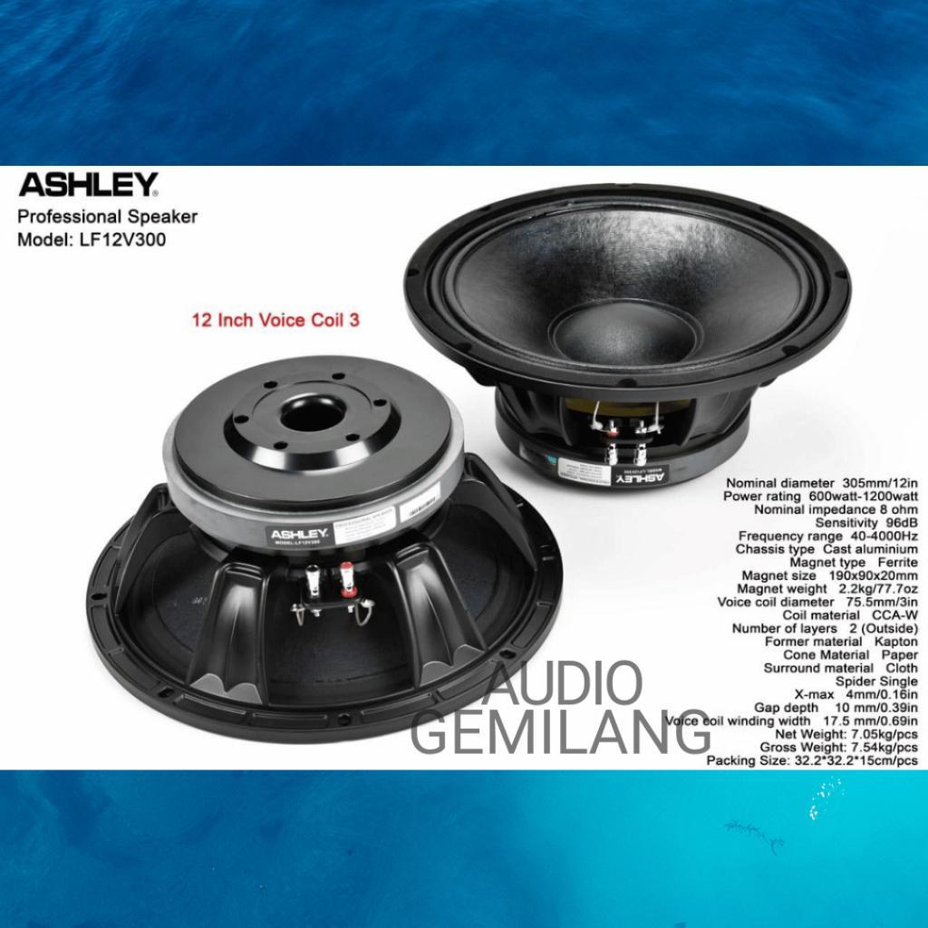 Speaker Ashley Lf12 V300 Lf12V300 Lf 12 V300 12V300 12 V300 - Component Ashley 12 Inch Original