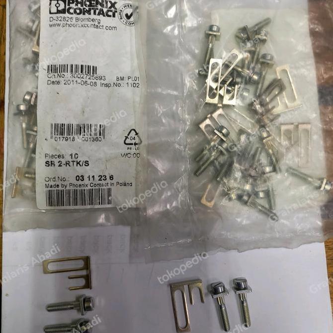 TERMINAL JUMPER SB2-RTK/S PHOENIX CONTACT 0311236 SHORTLINK 2POLE