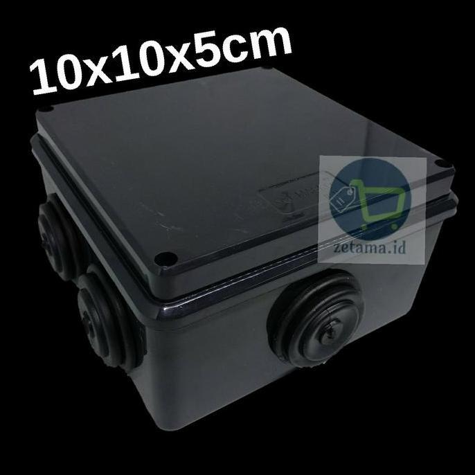 JUNCTION BOX 10X10 HITAM IP55