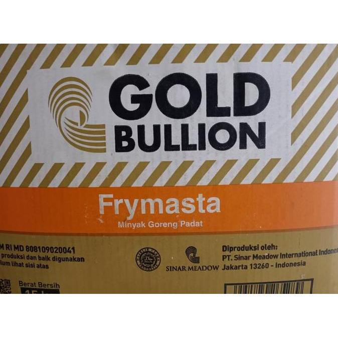 Food- New- Gold Bullion Frymasta / Minyak Padat 500G - 1Kg